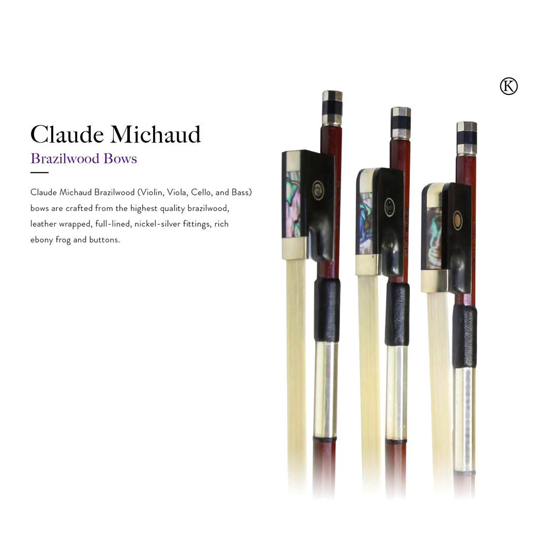 Claude Michaud Brazilwood Bows