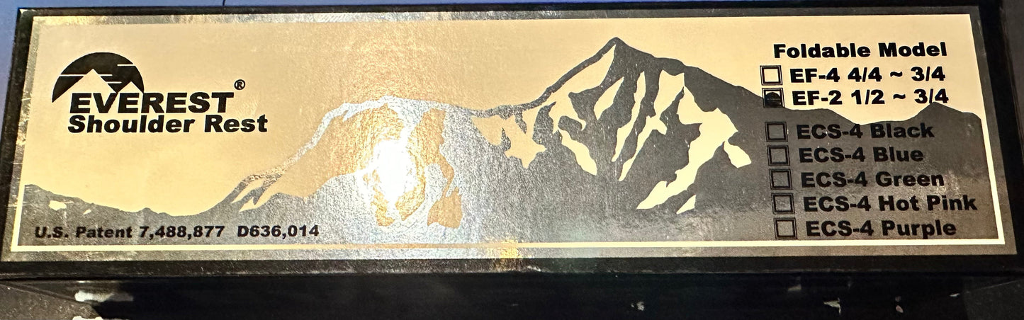 Everest Foldable Violin Shoulder Rest / EF-2