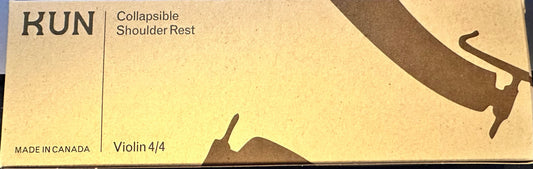 Kun Collapsable Violin Shoulder Rest - 4/4