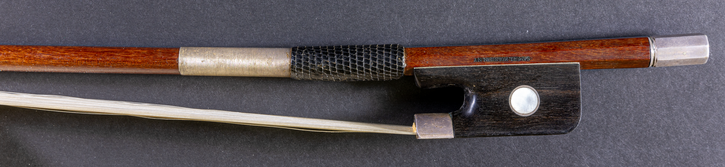 Samuel Kolstein French Bass Bow REG #1112