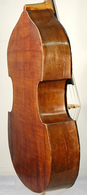 Bohemian 19th Century Bass Violin