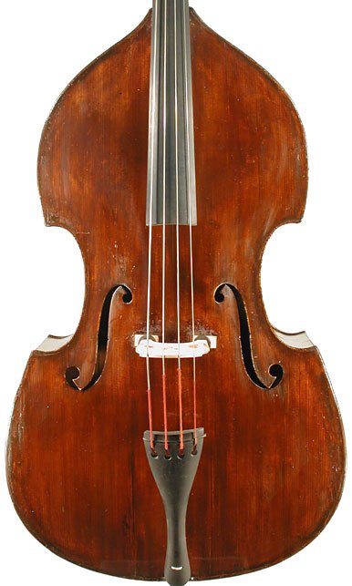 19th Century Southern German Bass Violin
