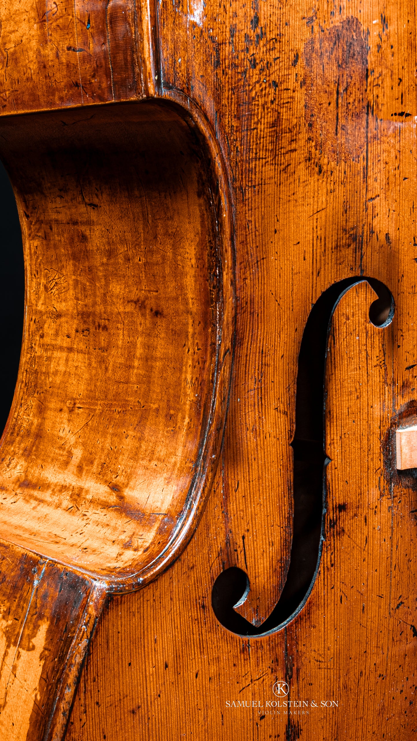 Austrian 18th Century Bass Attrib. Carlo Ferdinando Landolfi