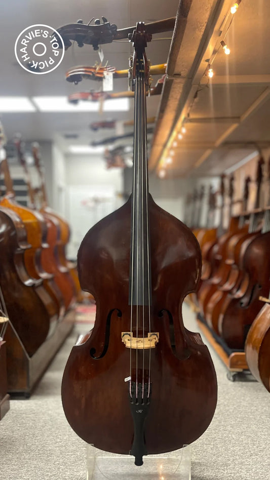 German Flatback Solid Carved Bass