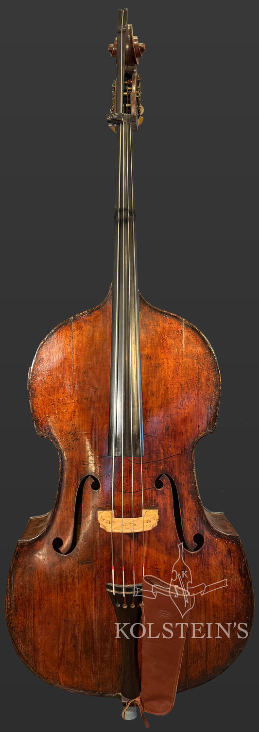 Italian Bass attributed to Alessandro Gagliano, circa early 1700s (composite)