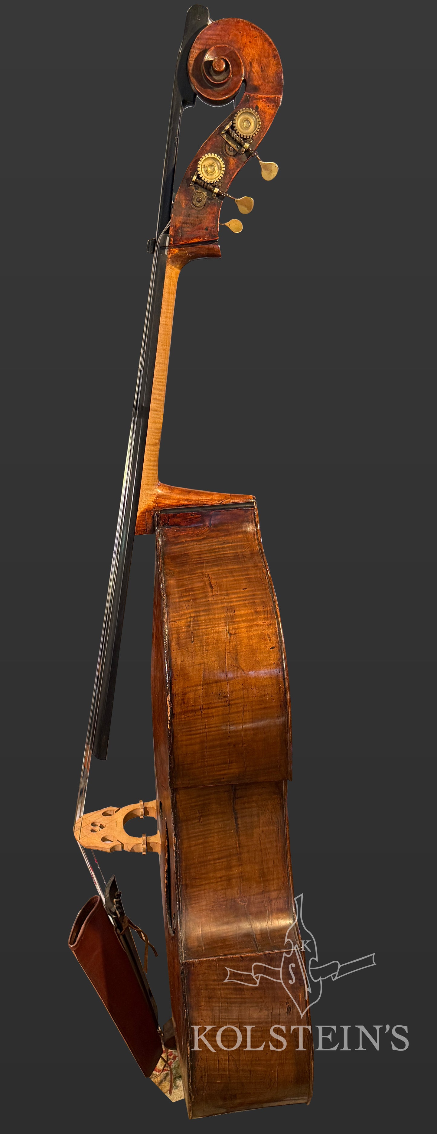 Italian Bass attributed to Alessandro Gagliano, circa early 1700s (composite)