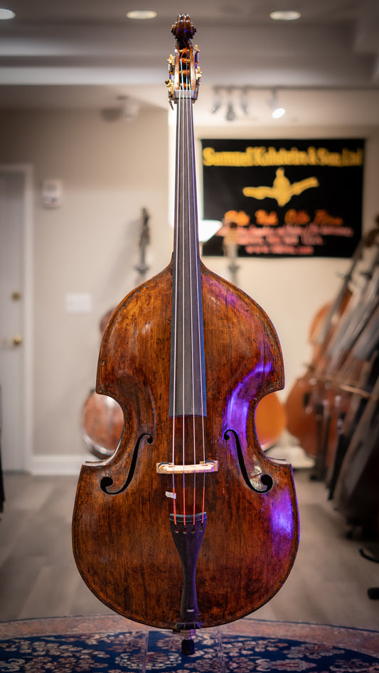19 Century Attributed Turin, Italy Bass