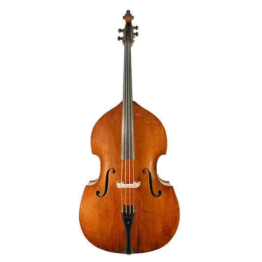 Bohemian 19th Century Bass Violin