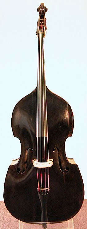 Bohemian 19th Century Bass Violin