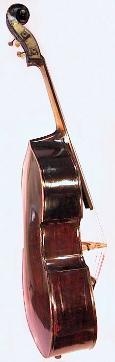 Bohemian 19th Century Bass Violin
