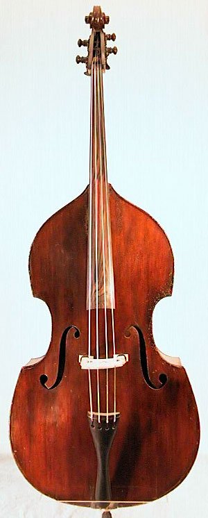 French Mirecourt 19th Century Bass Violin