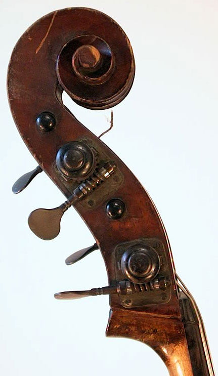 French Mirecourt 19th Century Bass Violin