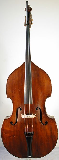 Bohemian 19th Century Bass Violin