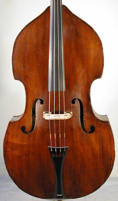 Bohemian 19th Century Bass Violin