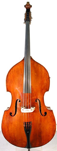 Saxon 19th Century Bass Violin