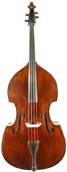 19th Century Southern German Bass Violin