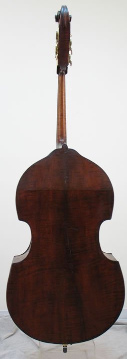 Abraham Prescott Bass Violin, modified 7/8 size, gamba shaped flatback model